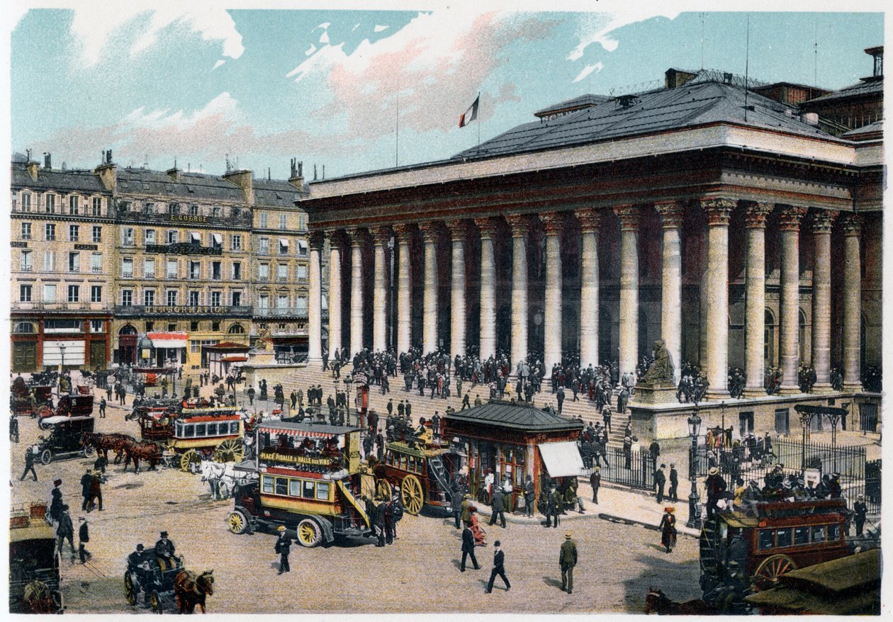 The Bourse, Párizs, 1900 alkotó: Unbekannt