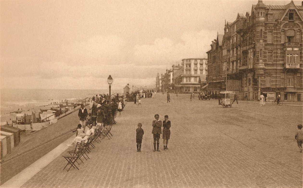La Digue, A sétány, 1900. alkotó: Unbekannt