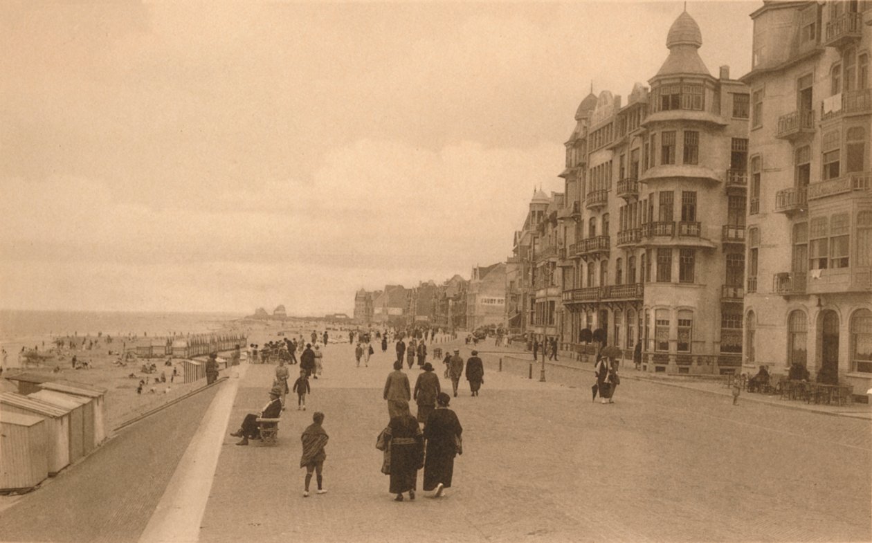 La Digue, A sétány, 1900. alkotó: Unbekannt