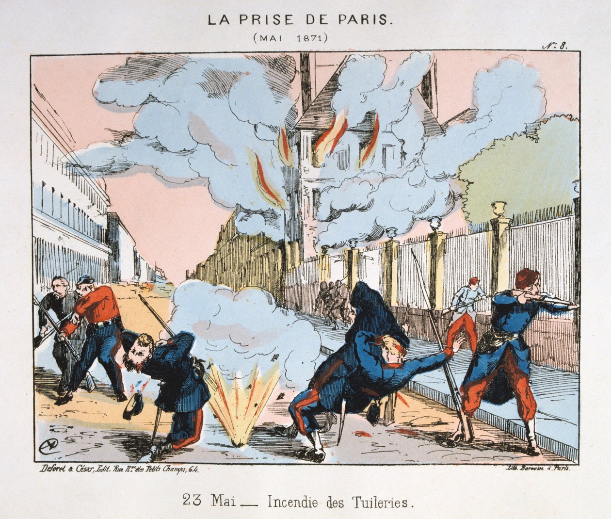 Párizs elfoglalása, 1871. május 23 alkotó: Unbekannt