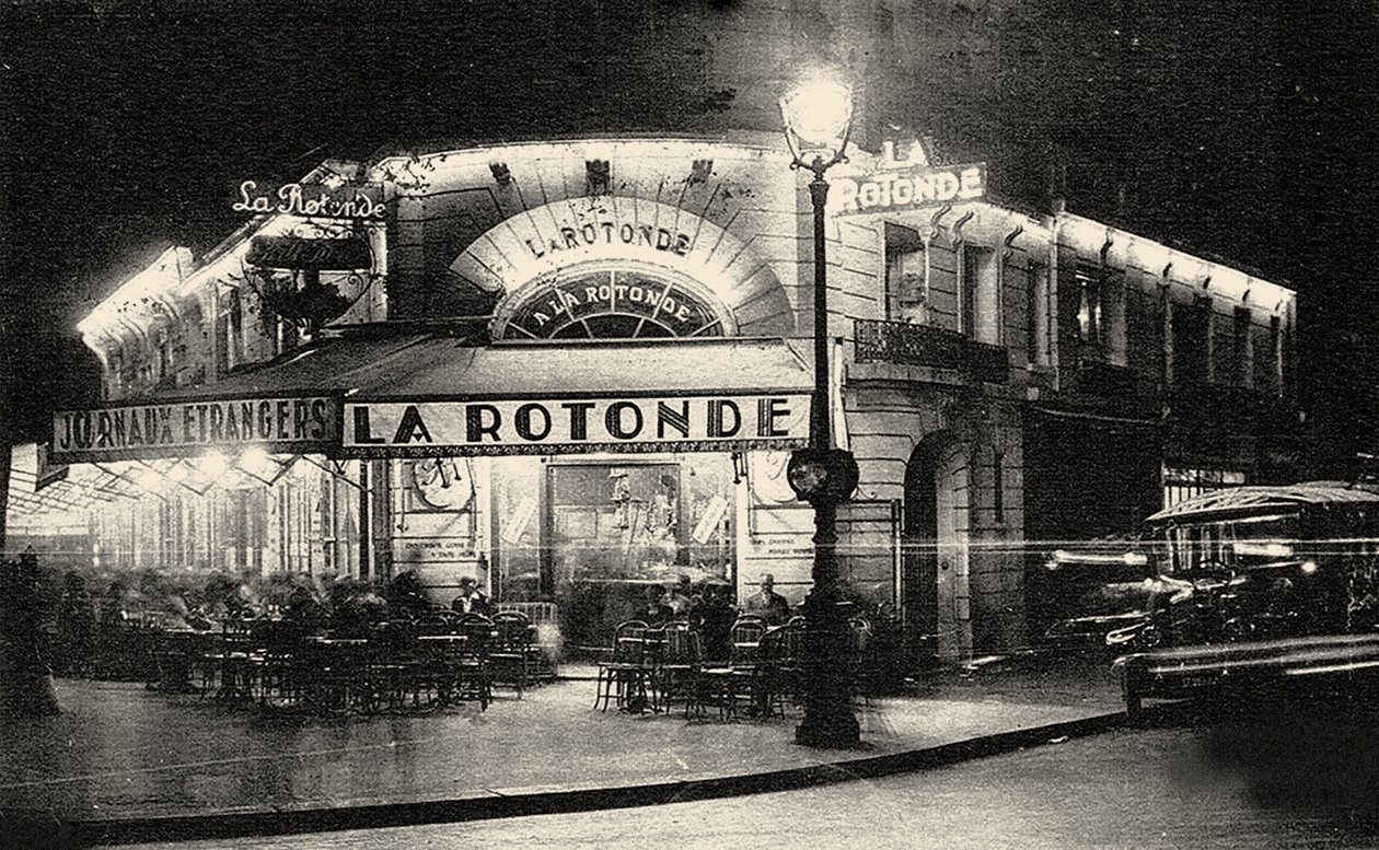 A Rotunda, Boulevard du Montparnasse, c. 1925. alkotó: Unbekannt