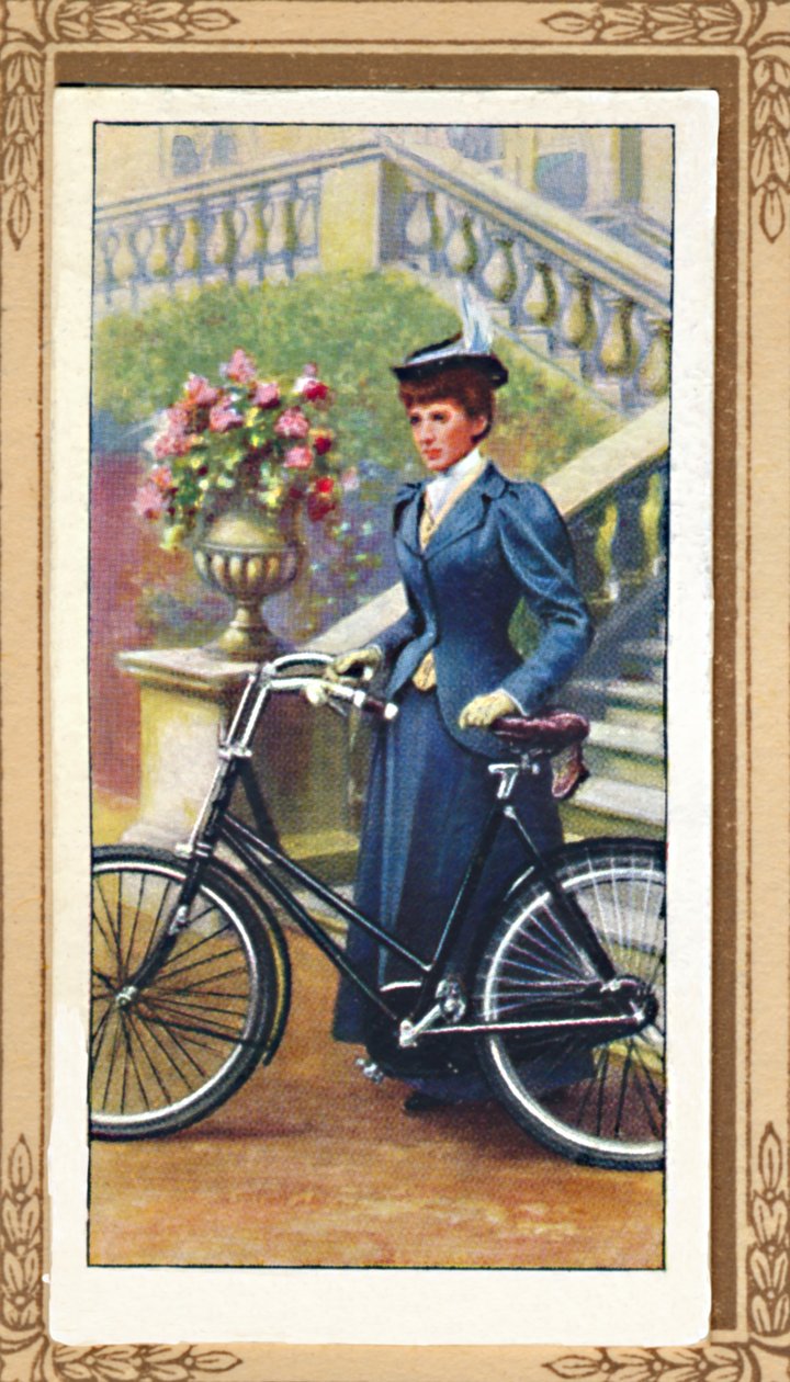Kerékpáros hölgy, 1896, 1939 alkotó: Unbekannt