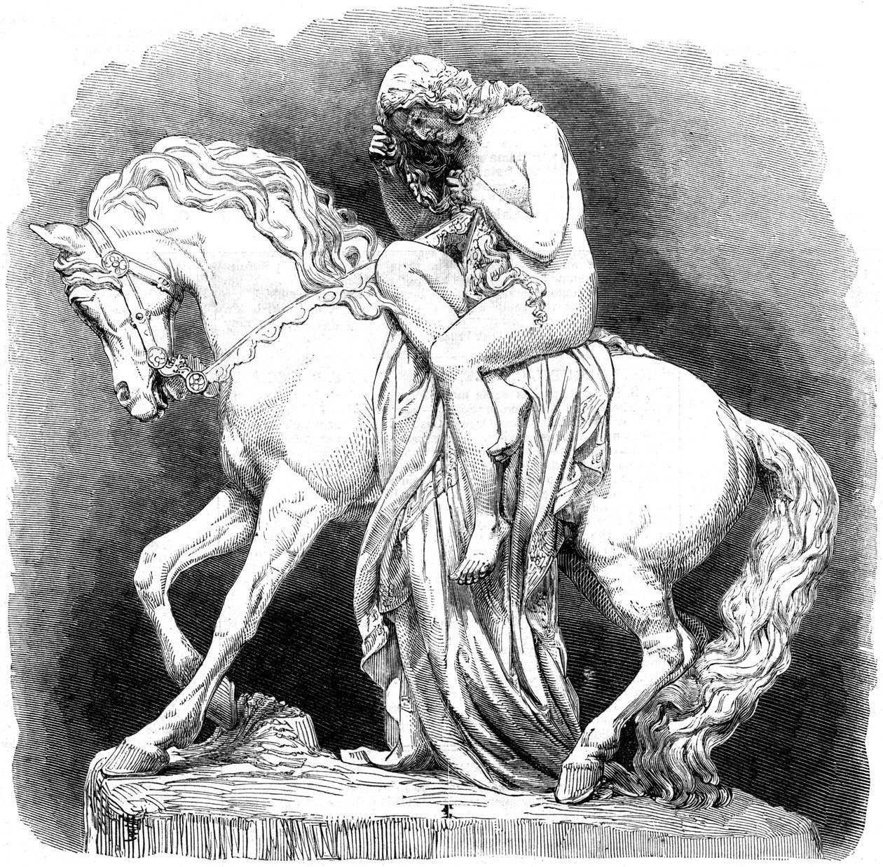 Lady Godiva, 1861 alkotó: Unbekannt