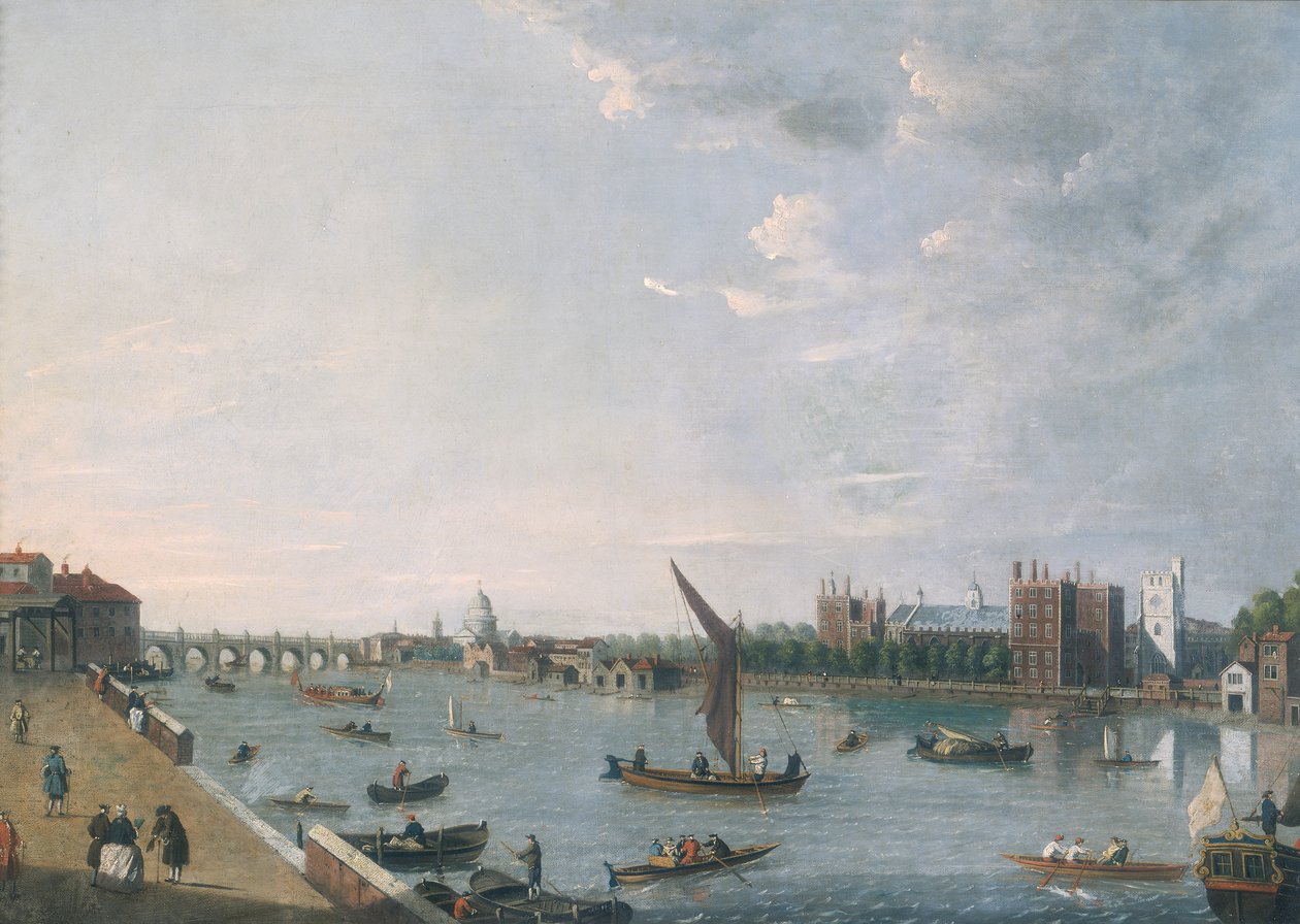 „Lambeth-palota Horseferryről”, 1750 alkotó: Unbekannt