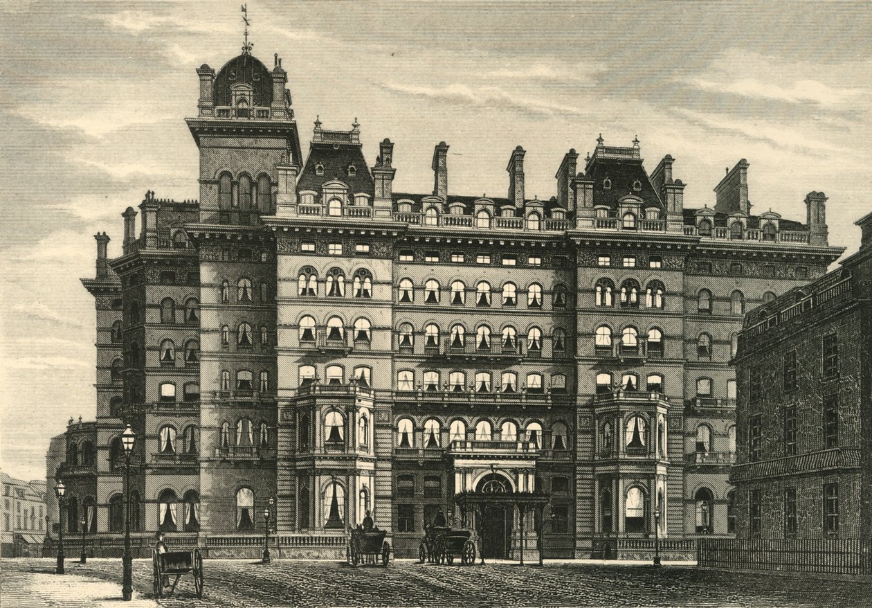 Langham Hotel, 1876. alkotó: Unbekannt