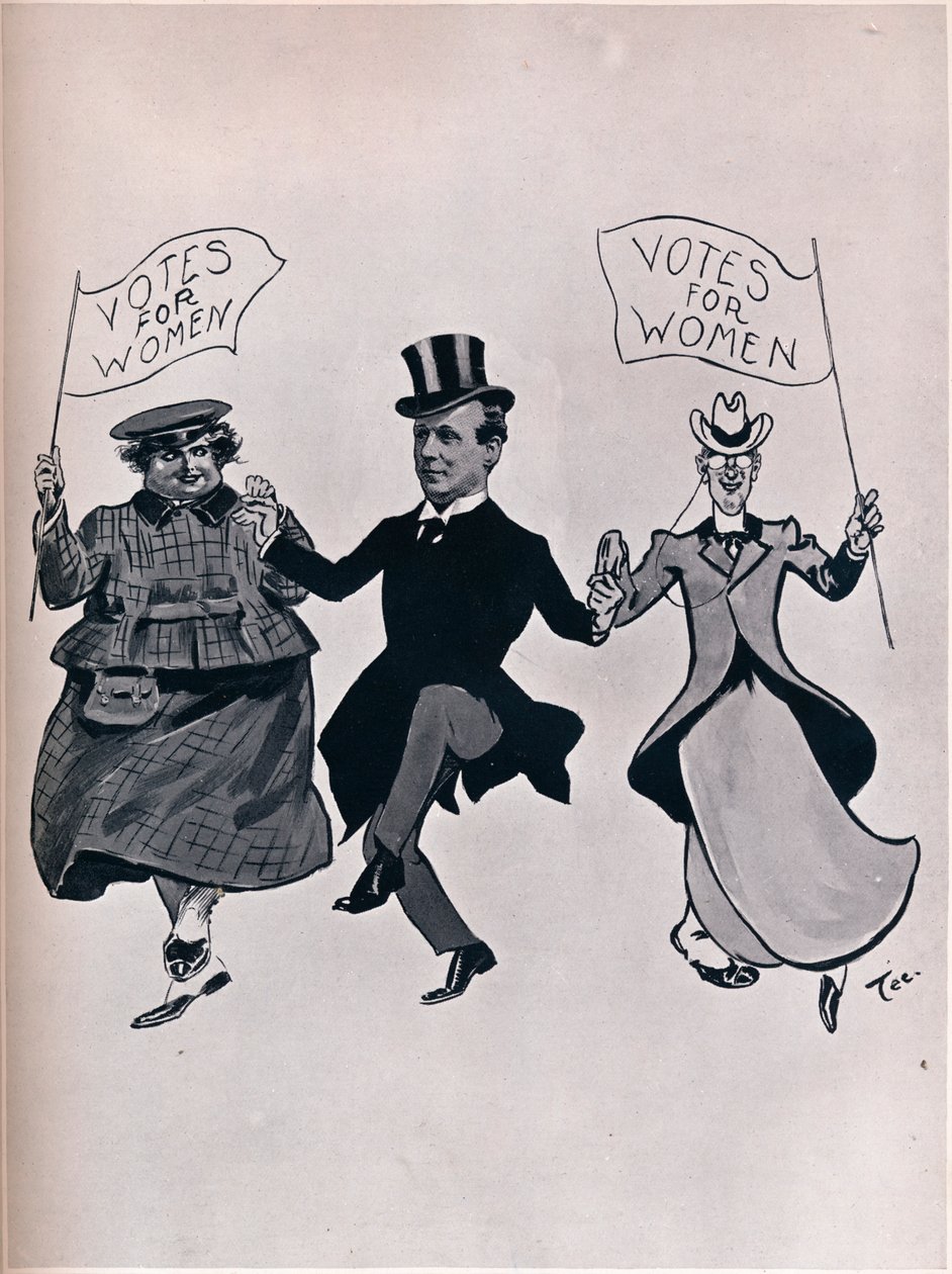 Larking a lányokkal, 1906. alkotó: Unbekannt