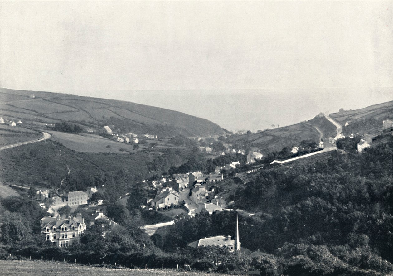Laxey – Általános nézet, 1895 alkotó: Unbekannt