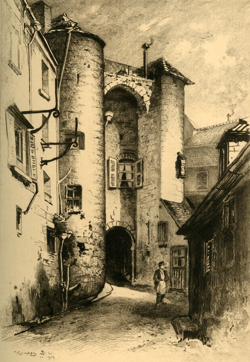Az átjárás Chénizellesből Laon Aisne-be, 1903. alkotó: Unbekannt