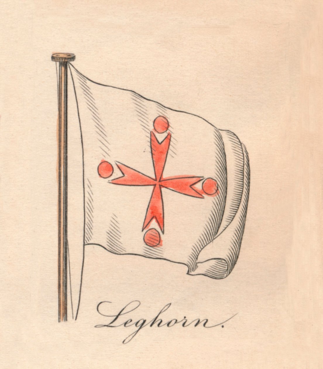 Leghorn, 1838 alkotó: Unbekannt