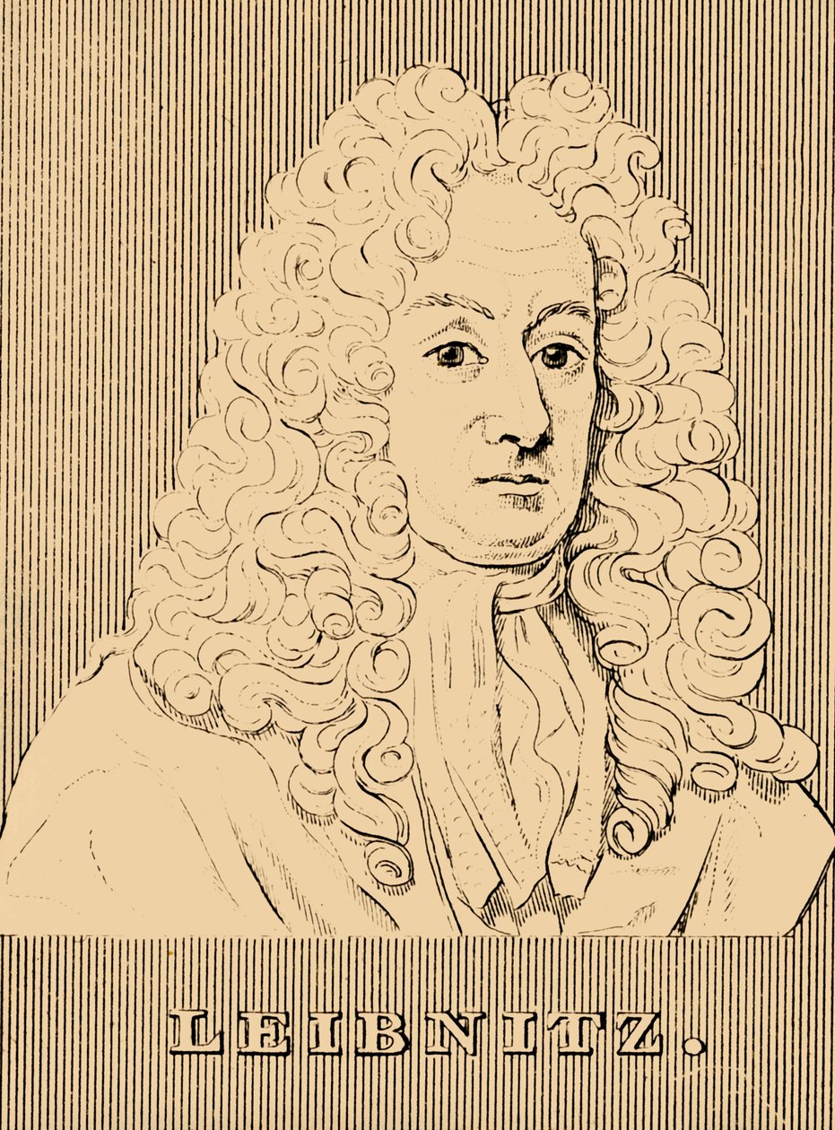 Leibnitz, 1646-1716, 1830. alkotó: Unbekannt
