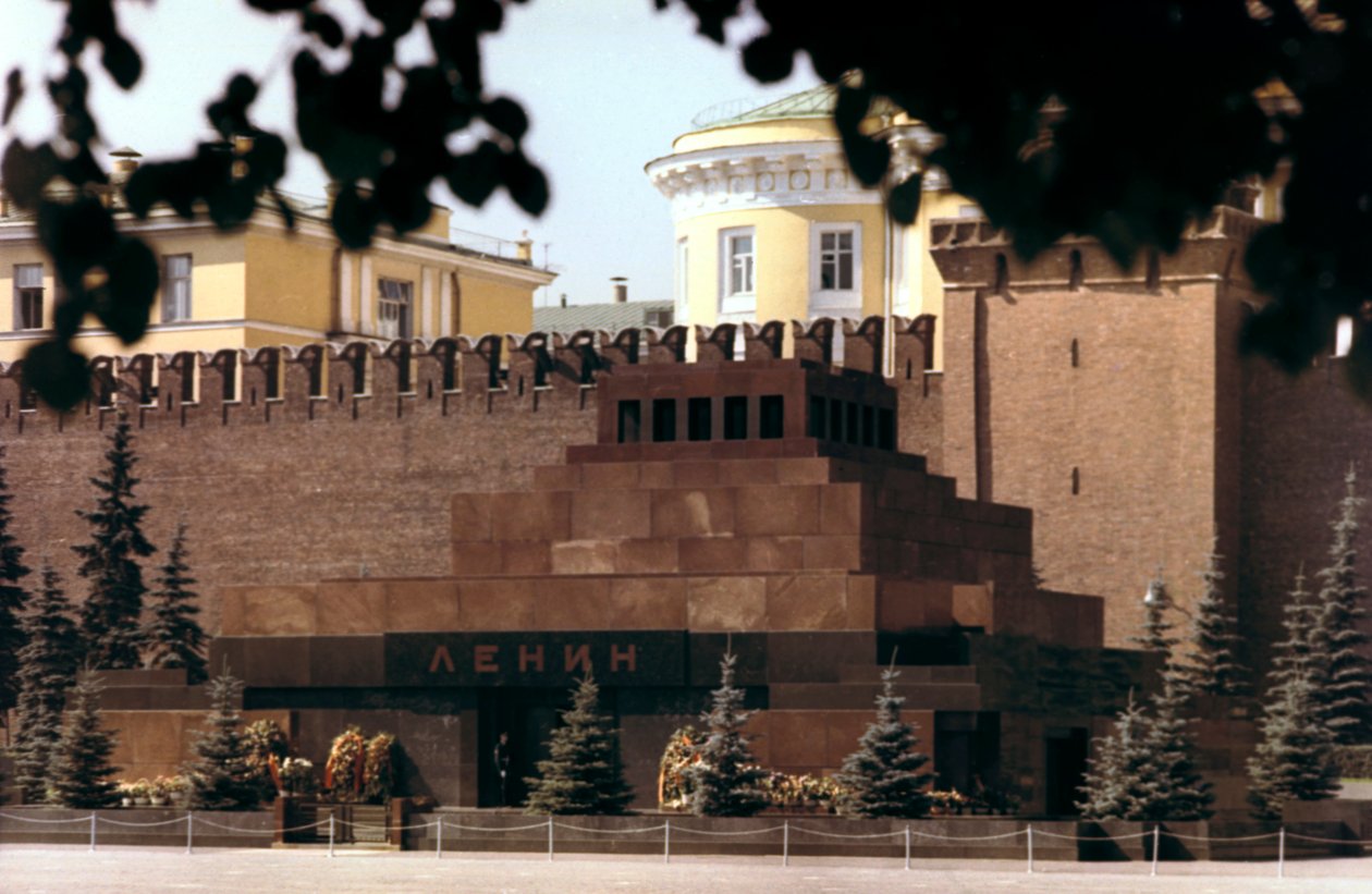 Lenin-mauzóleum, Vörös tér, Moszkva, 1980 alkotó: Unbekannt