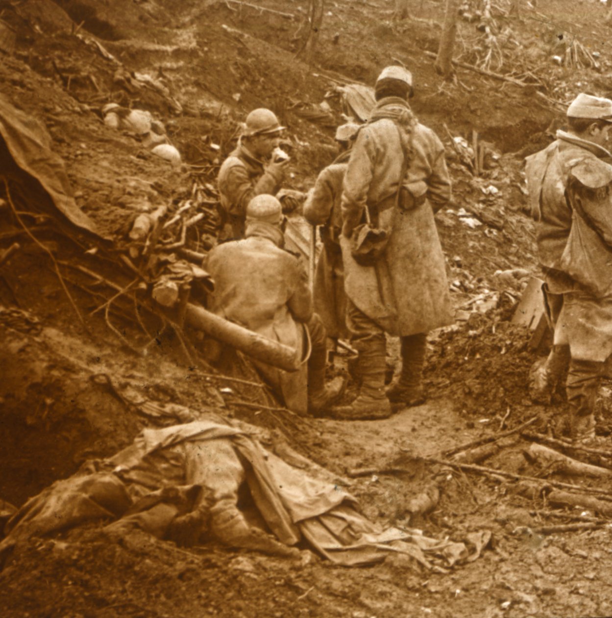 Les Eparges, Észak-Franciaország, 1915 alkotó: Unbekannt