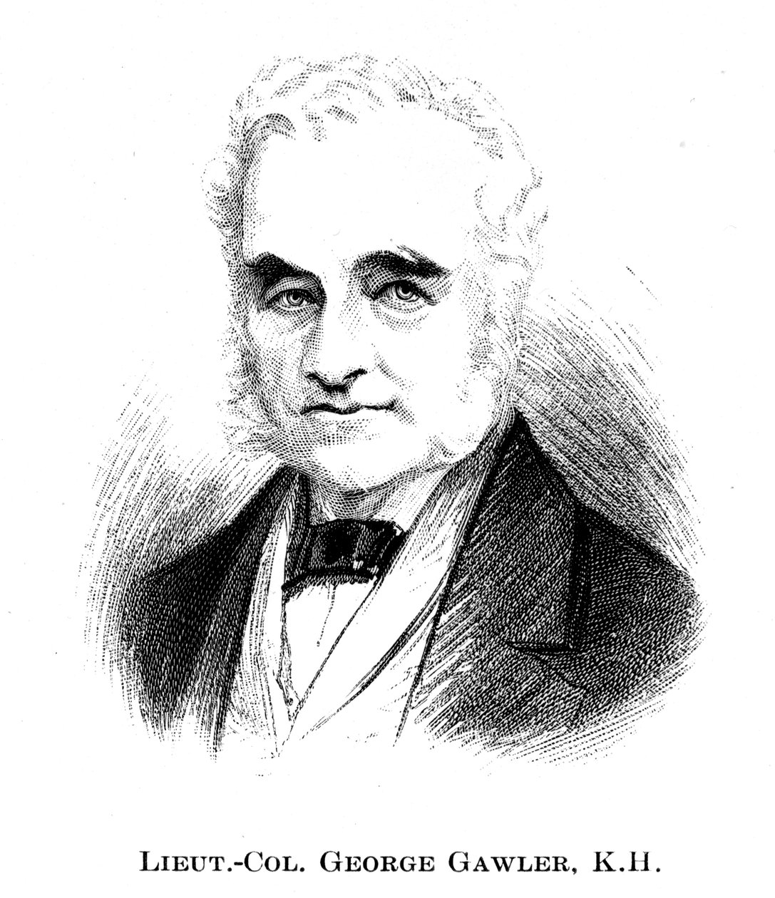 George Gawler alezredes, 1886 alkotó: Unbekannt