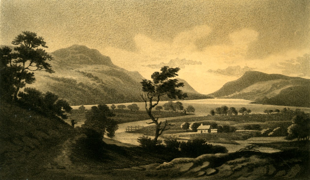 Loch-tay, Killinből, 1802. alkotó: Unbekannt