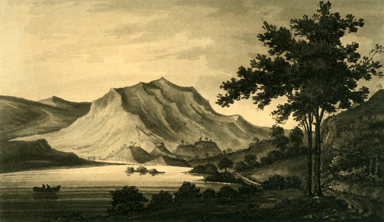 Loch Achray, 1802. alkotó: Unbekannt