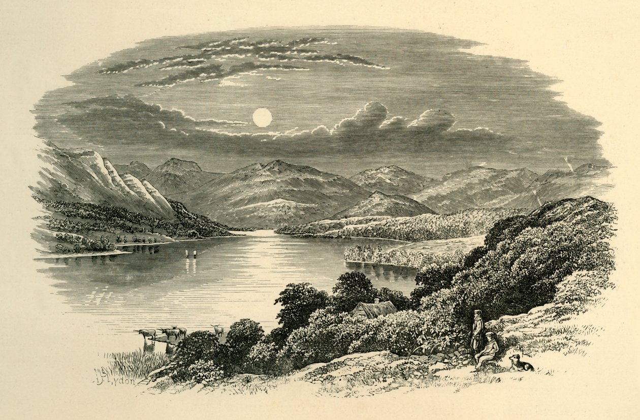 Loch Awe, 1890. alkotó: Unbekannt