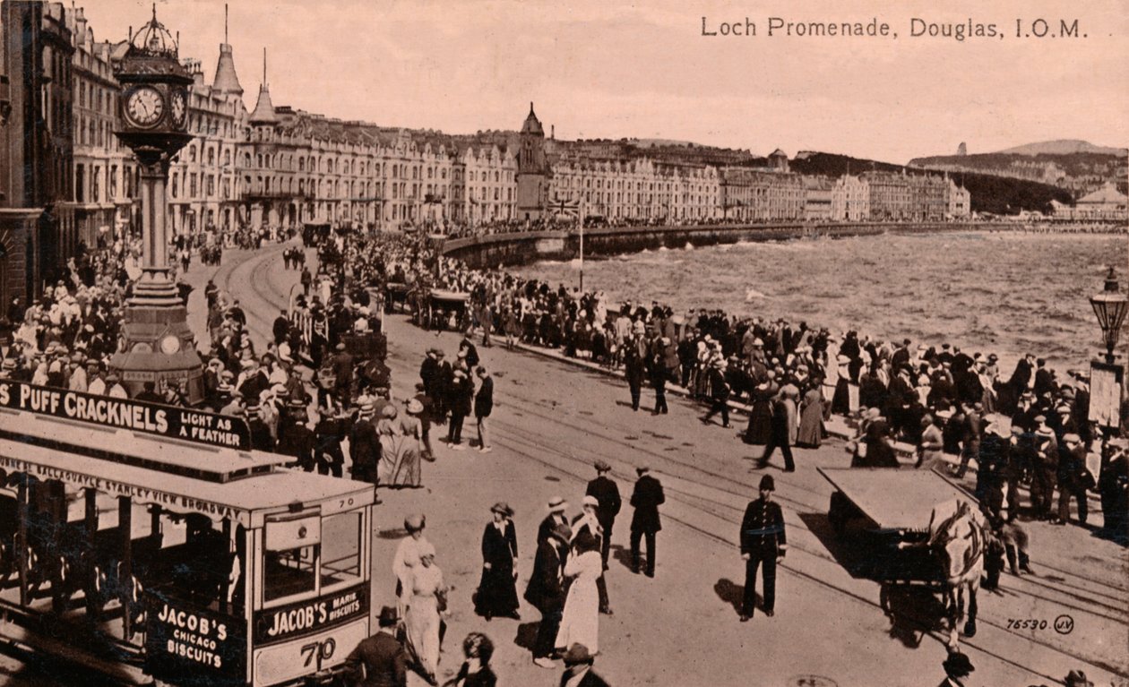 Loch Promenade, Douglas, Man-sziget, 1920 alkotó: Unbekannt