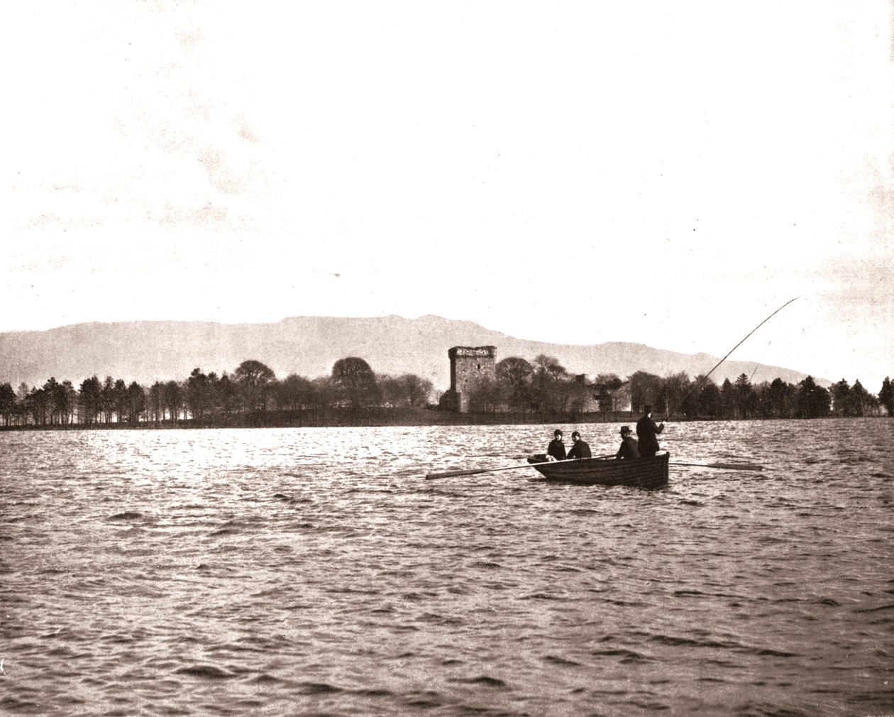 Lochleven kastély, Kinross, Skócia, 1894. alkotó: Unbekannt