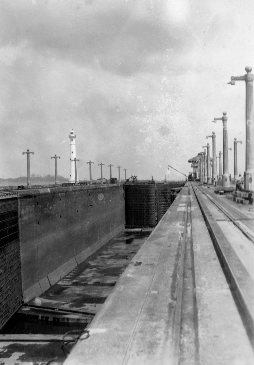Zsilip a Panama-csatornán, 1931 alkotó: Unbekannt
