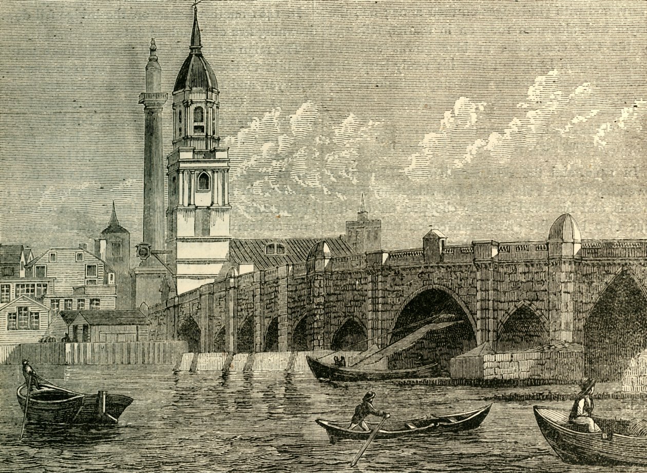 London Bridge, 1872. alkotó: Unbekannt