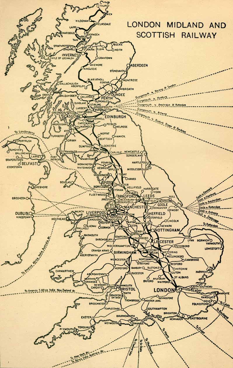 London Midland és Skót Vasút, 1930. alkotó: Unbekannt