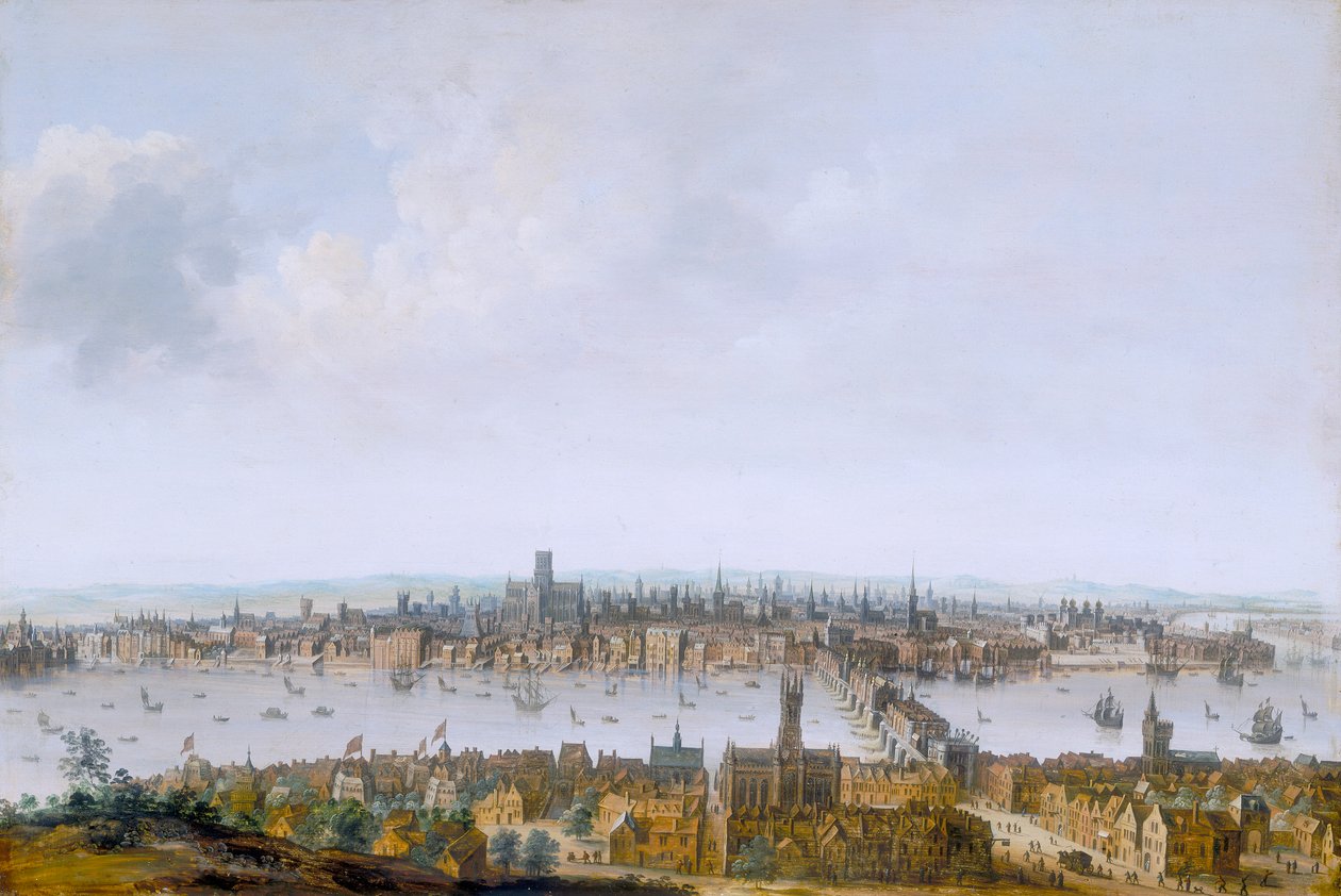 „London Southwarktól”, 1630 alkotó: Unbekannt
