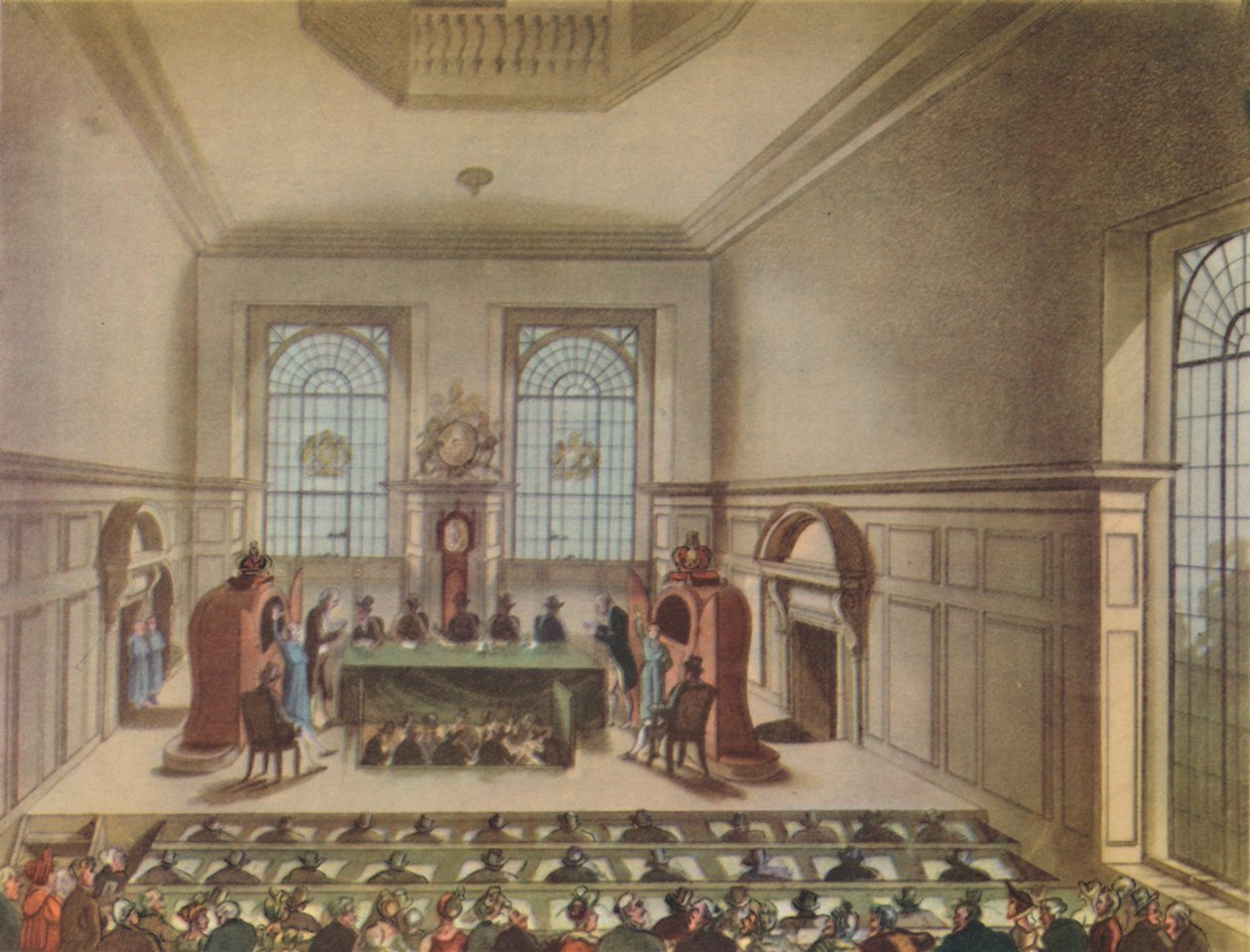 Sorsolás a Coopers Hallban, 1809, 1948. alkotó: Unbekannt