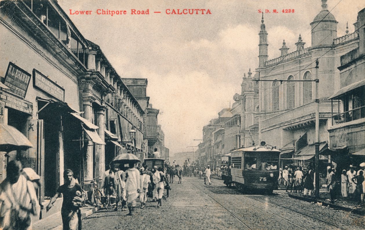 Alsó Chitpore Road – Kalkutta, c1910 alkotó: Unbekannt
