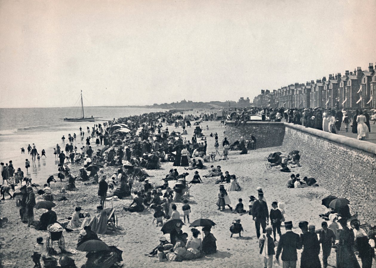 Lowestoft – A homokon, 1895 alkotó: Unbekannt
