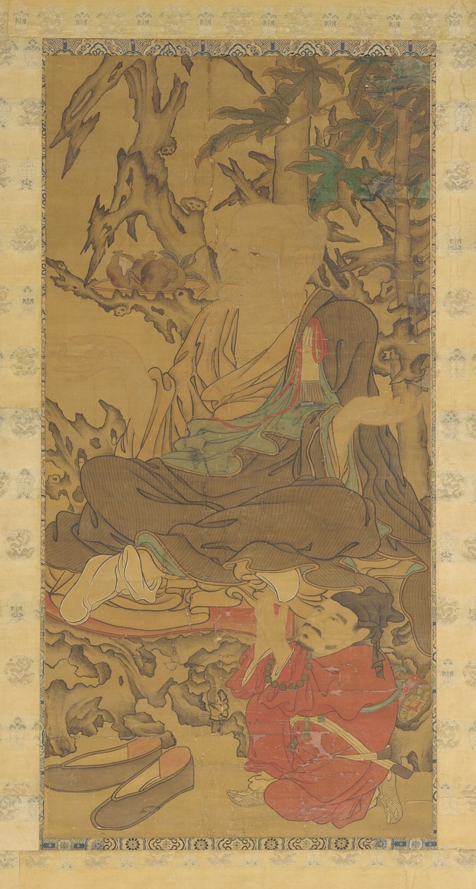 Luohan and Attendant, 1368-1644. alkotó: Unbekannt