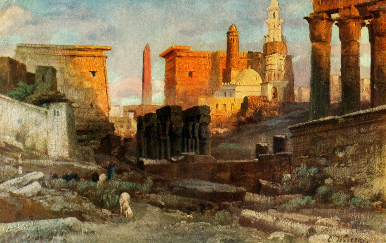 Luxor. Templomok, 1918-c1939. alkotó: Unbekannt