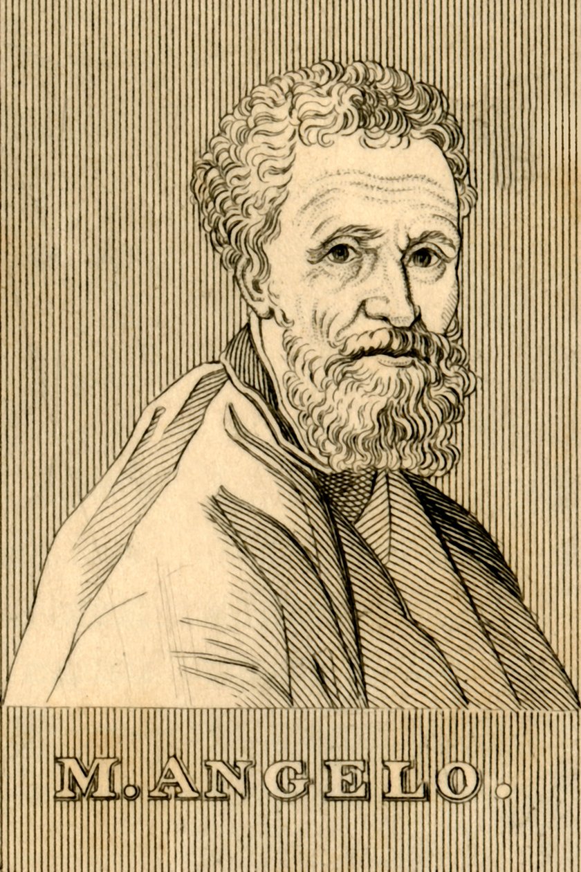 M. Angelo, 1475-1564, 1830. alkotó: Unbekannt