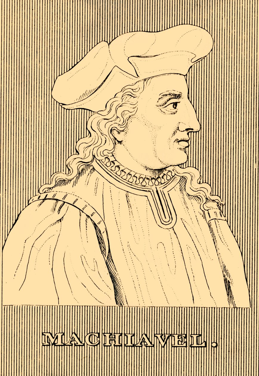 Machiavelli, 1469-1527, 1830. alkotó: Unbekannt