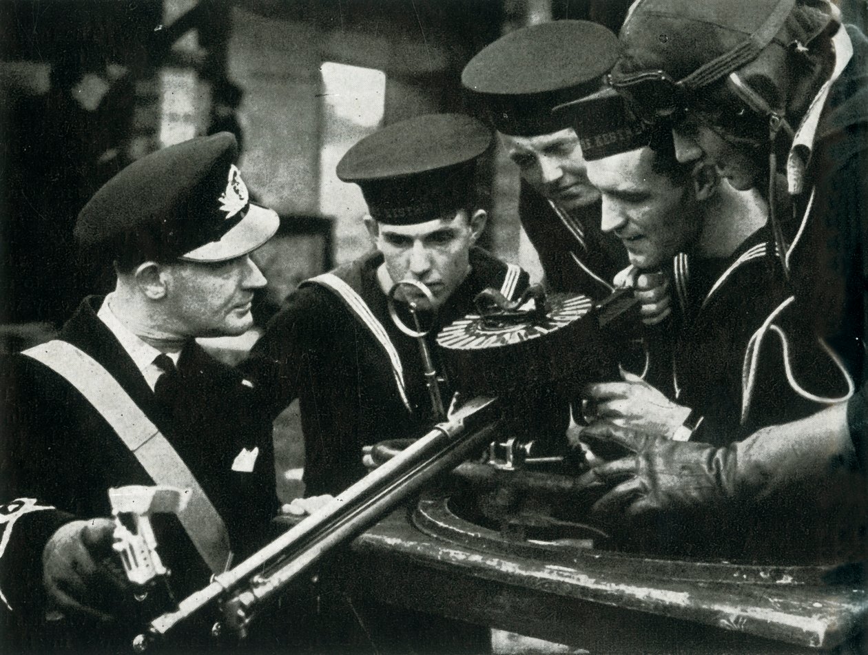 Géppuska-oktatás, Fleet Air Arm, c1943. alkotó: Unbekannt