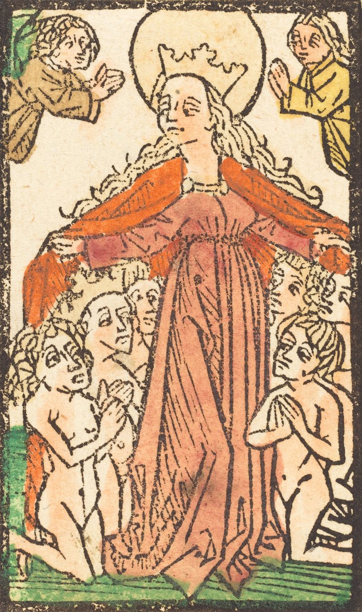 Madonna mint védőnő, c. 14701480. alkotó: Unbekannt