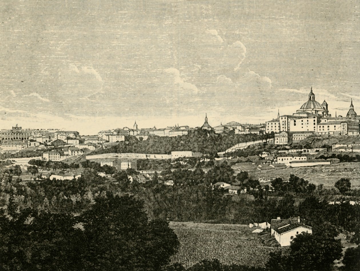 Madrid, 1890. alkotó: Unbekannt