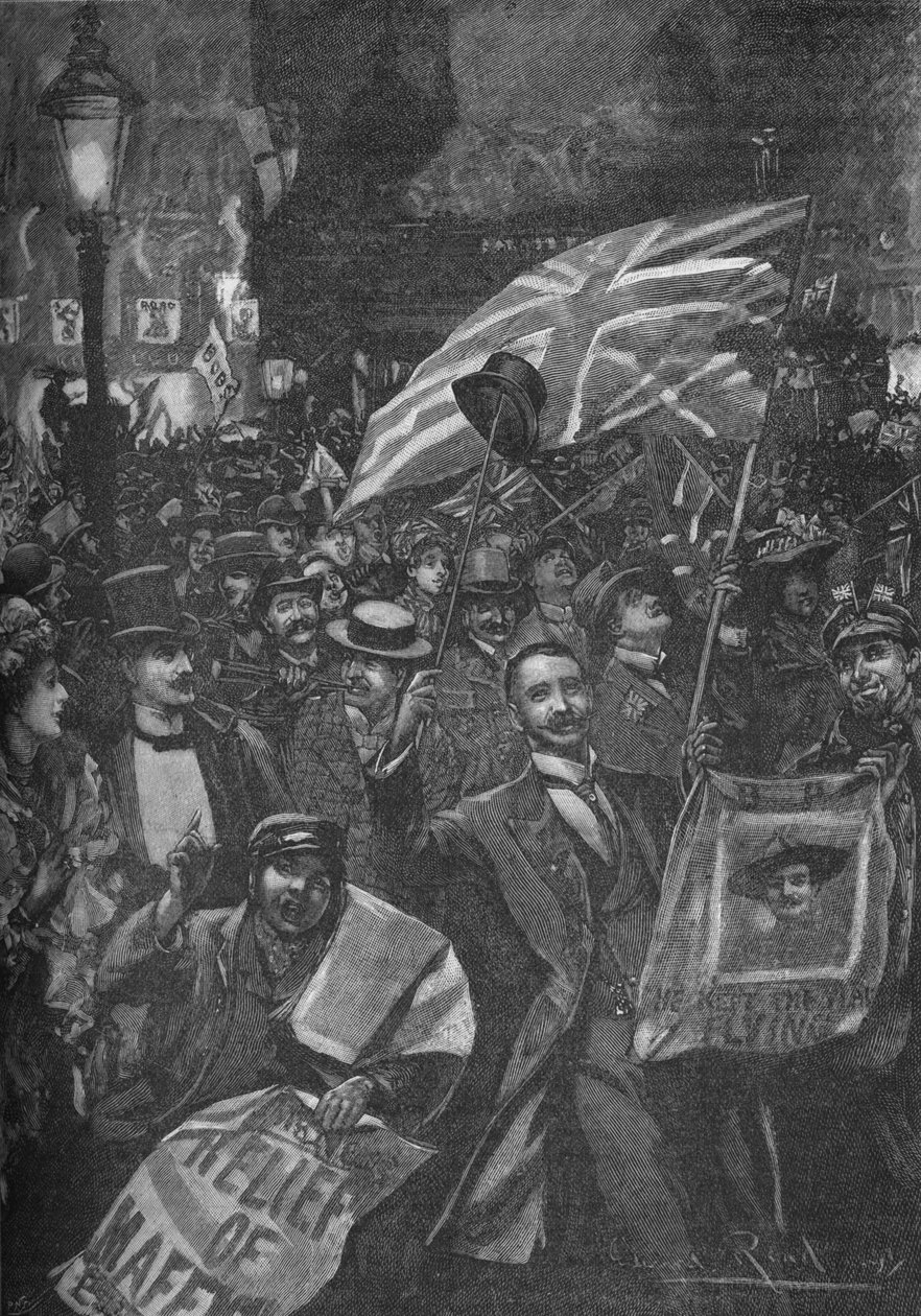 Mafeking éjszaka Londonban, 1900 1906. alkotó: Unbekannt