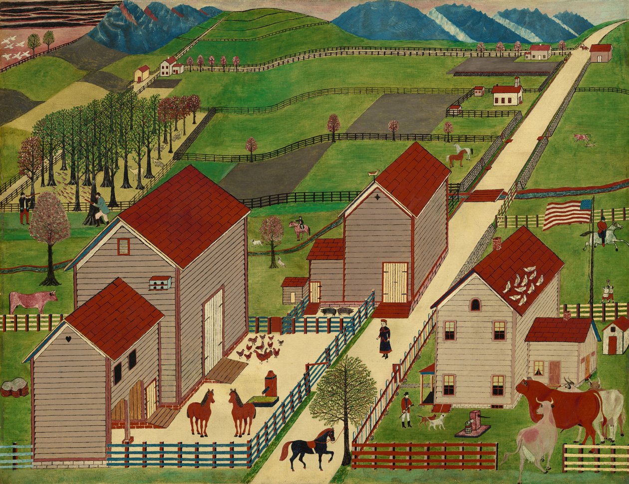 Mahantango Valley Farm, 19. század vége. alkotó: Unbekannt