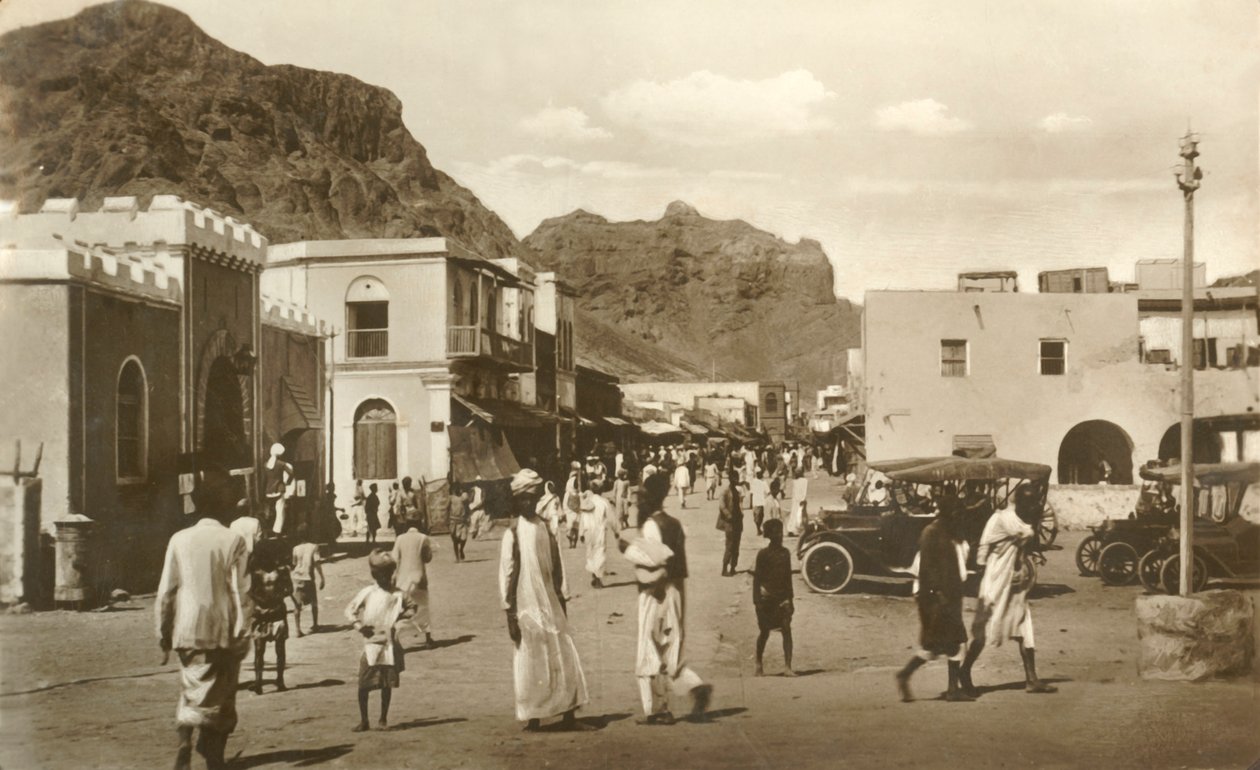 Main Street, Crater, Aden, c1918-c1939. alkotó: Unbekannt