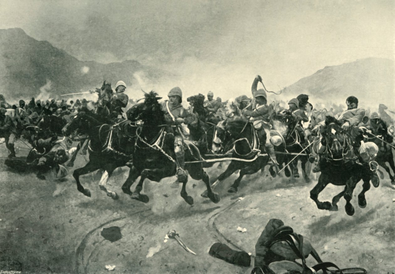 Maiwand – Saving the Guns, 1901. alkotó: Unbekannt