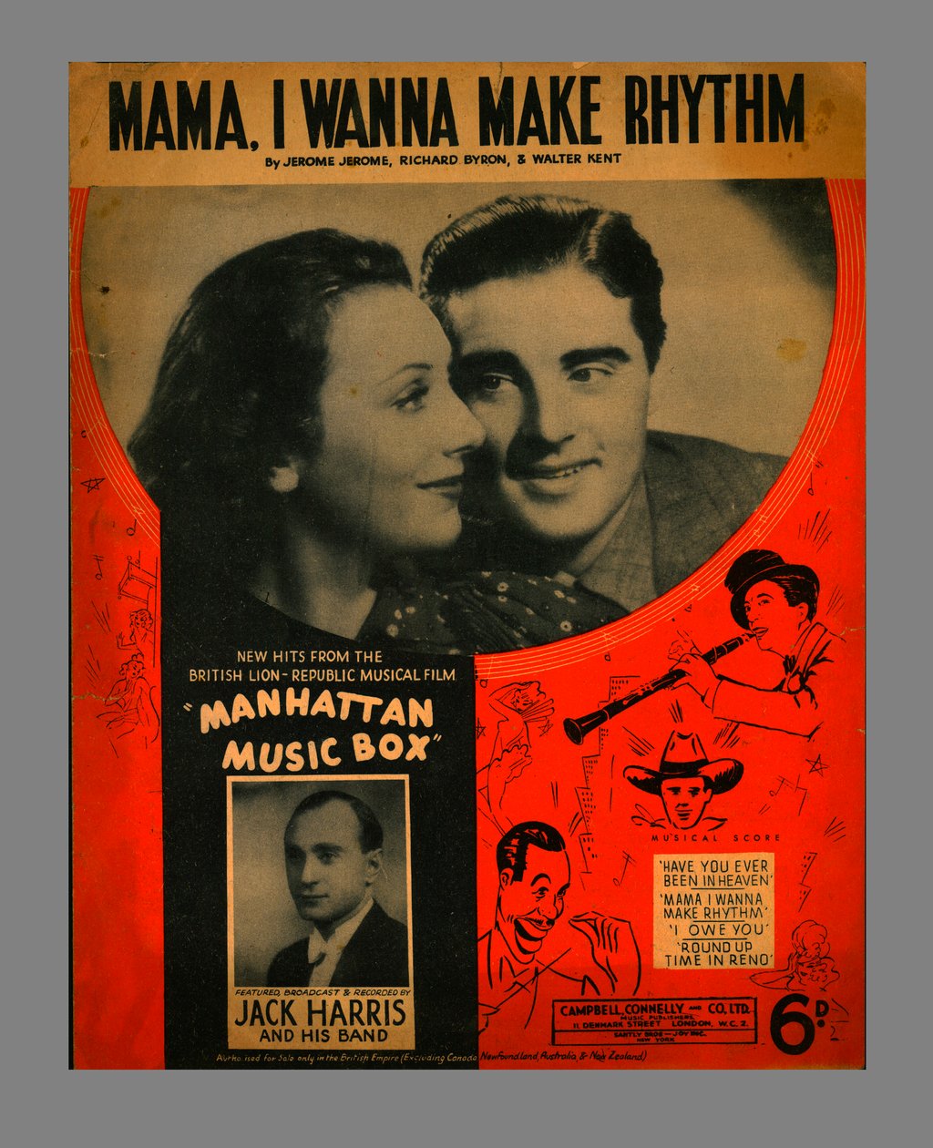 Mama, I Wanna Make Rhythm, kotta, 1937. alkotó: Unbekannt