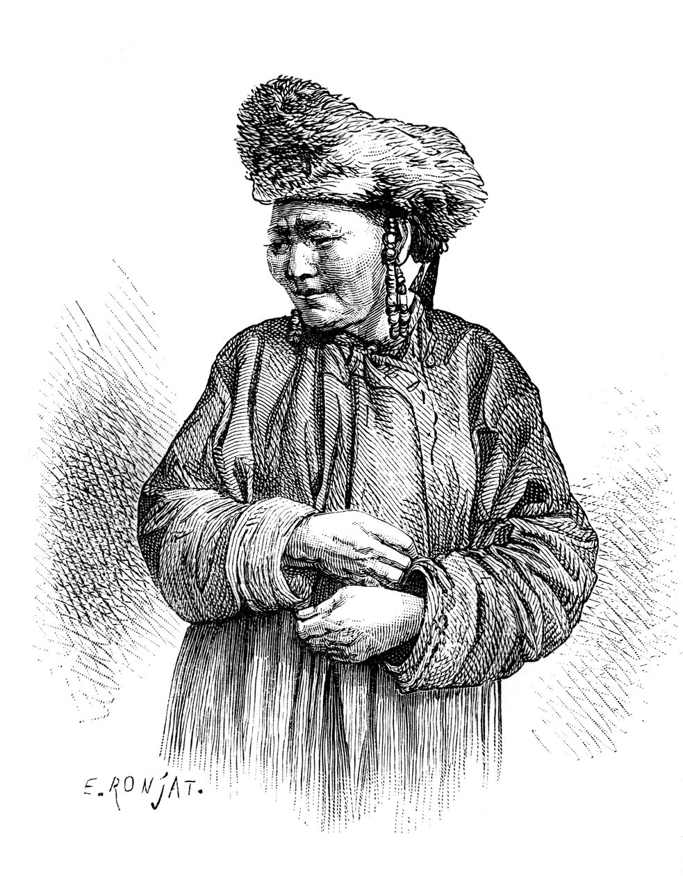 Mandzsu nő, 1890 alkotó: Unbekannt