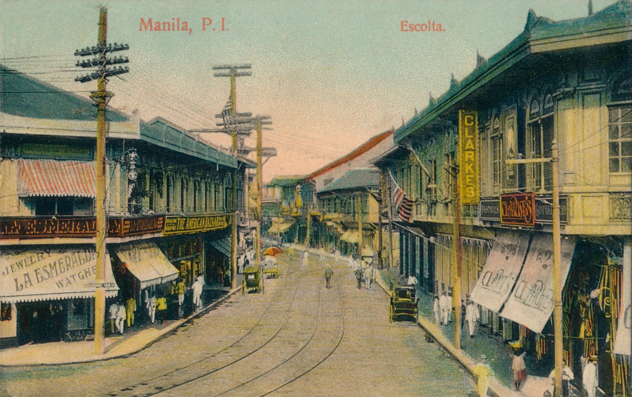Manila, P.I. Escolta, 1912 alkotó: Unbekannt