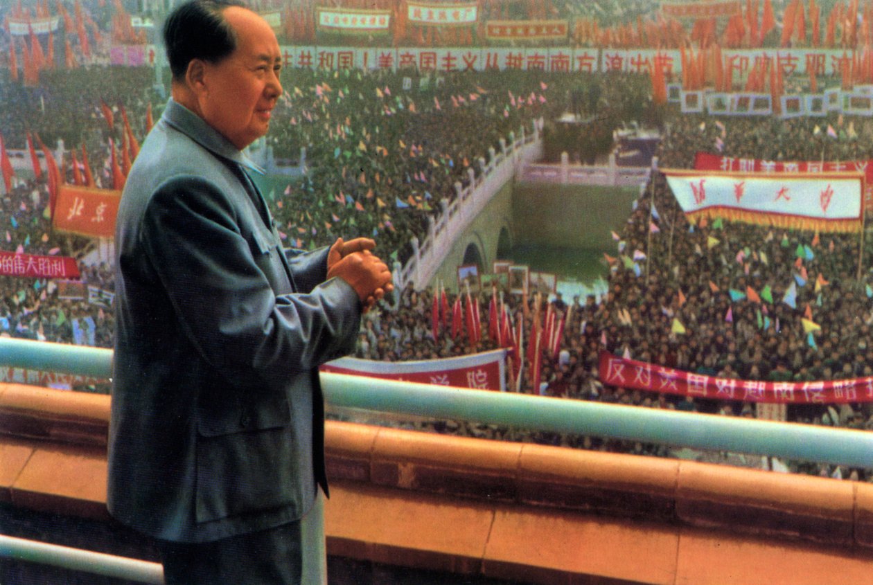 Mao Ce-tung, kínai kommunista forradalmár és vezető, az 1950-es évektől az 1960-as évekig alkotó: Unbekannt