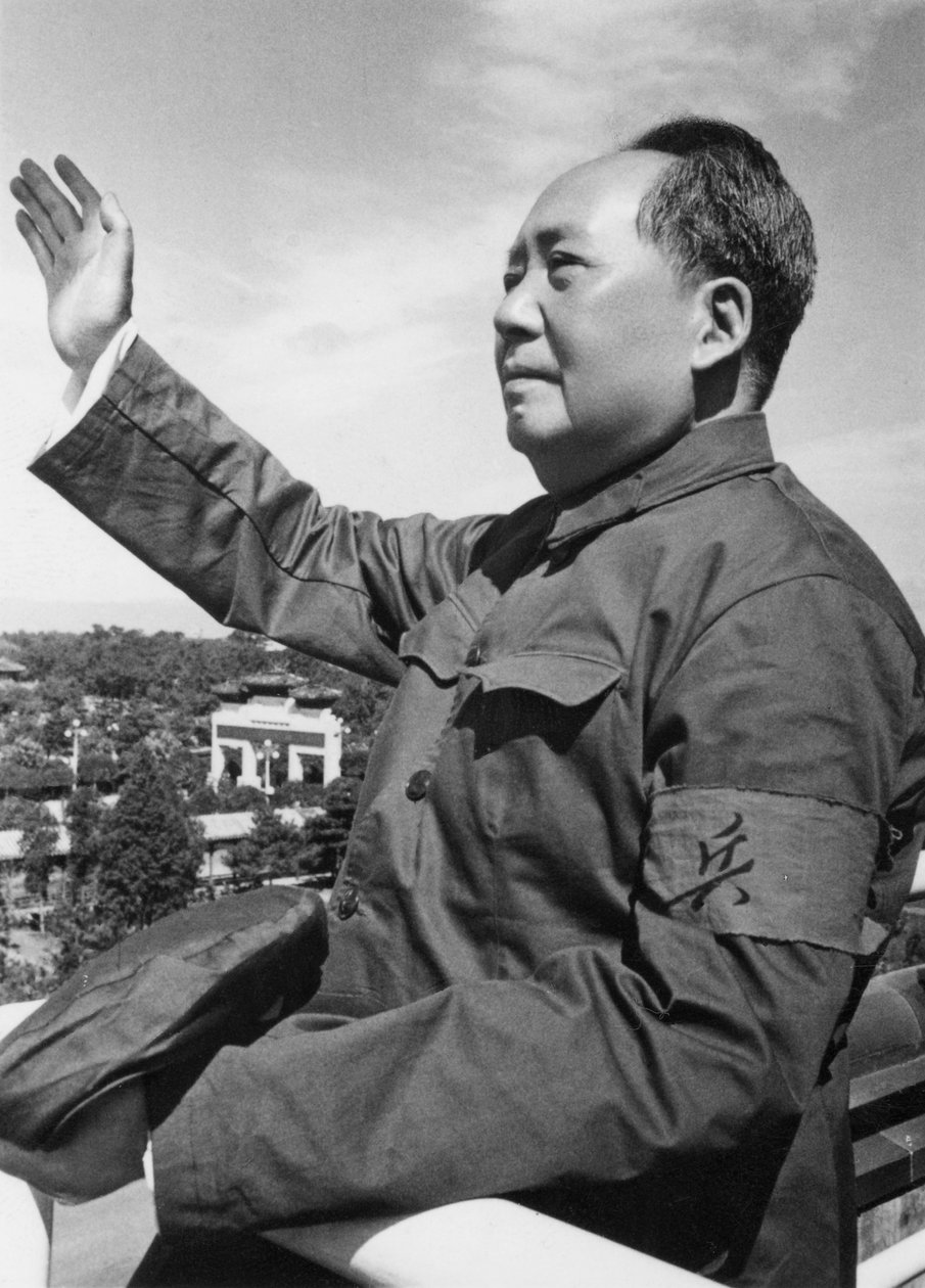 Mao Ce-tung, kínai kommunista forradalmár és vezető, az 1950-es évektől az 1960-as évekig alkotó: Unbekannt