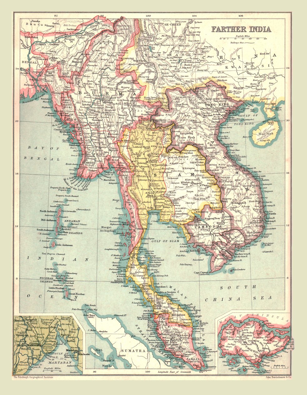 Távolabbi India térképe, 1902. alkotó: Unbekannt