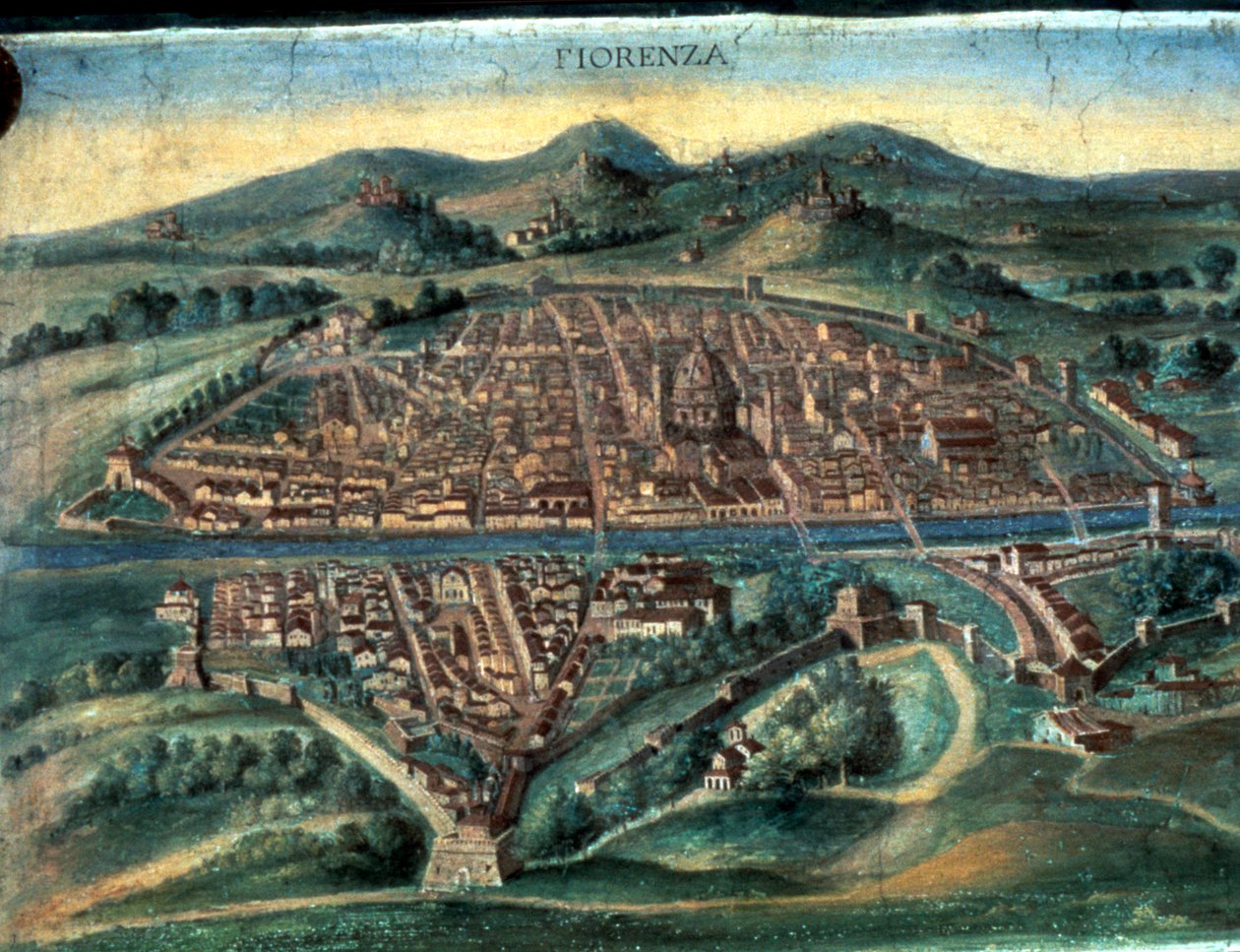 Firenze térképe, 15. század alkotó: Unbekannt