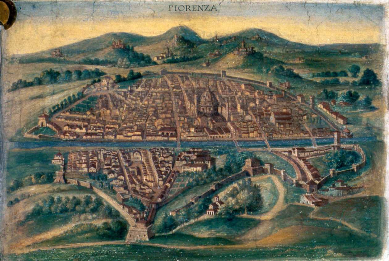 Firenze térképe, 15. század alkotó: Unbekannt