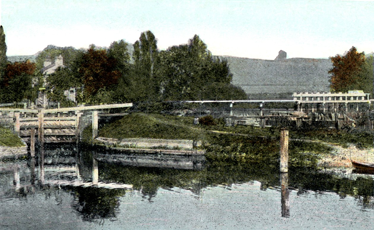 Mapledurham Lock, Oxfordshire, XX. század alkotó: Unbekannt