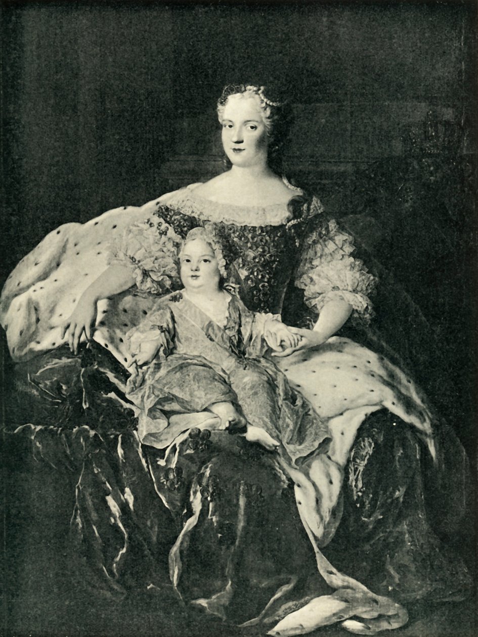 Maria Leszczynska és a Dauphin, 1730, 1903. alkotó: Unbekannt